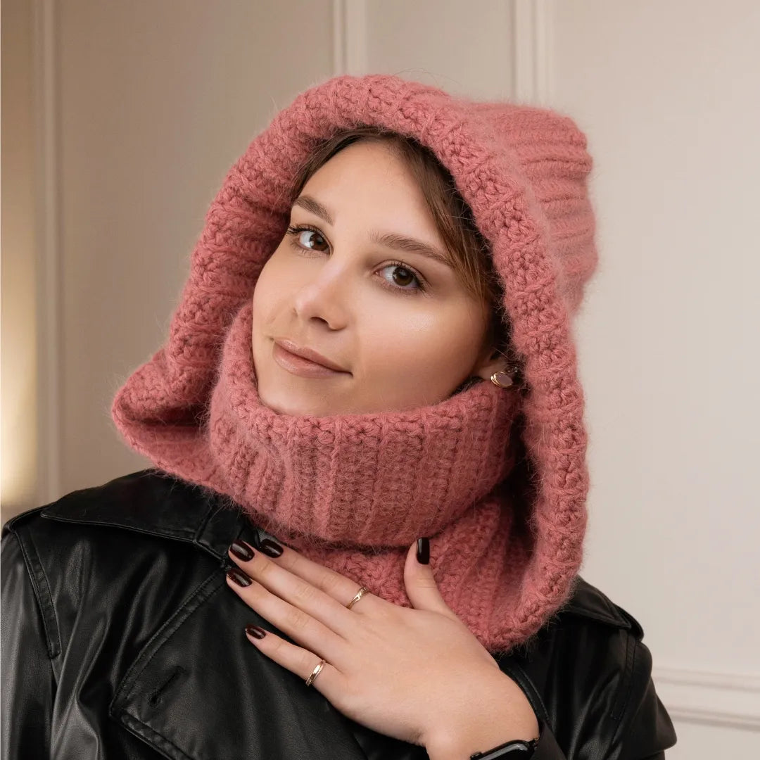 Mink balaclava