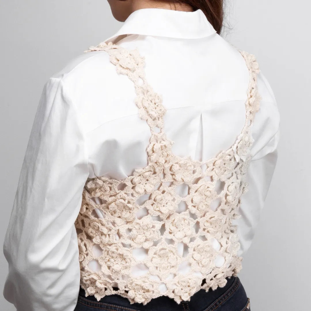 Floral top with straps