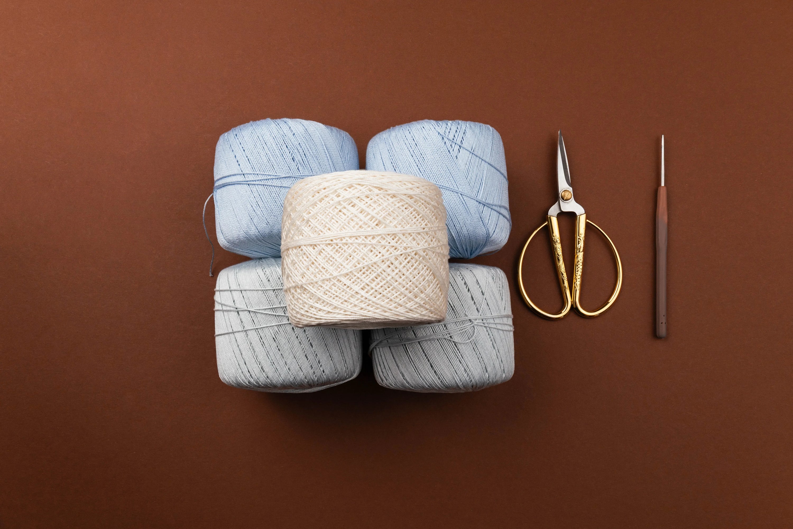 Materials needed for crochet