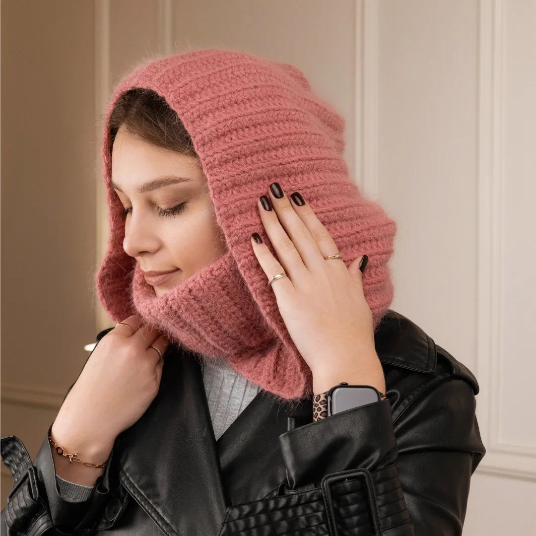 Mink balaclava