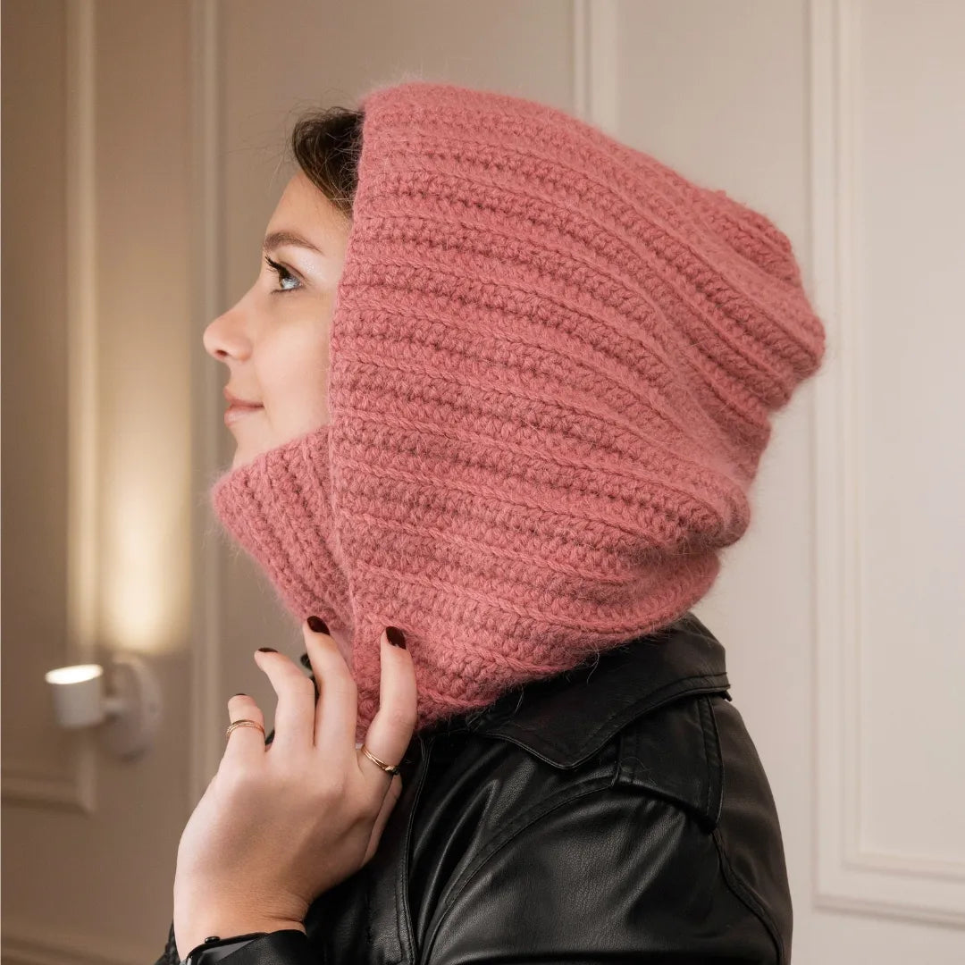 Mink balaclava