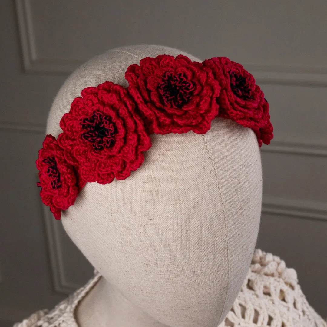 Poppy headwrap Love