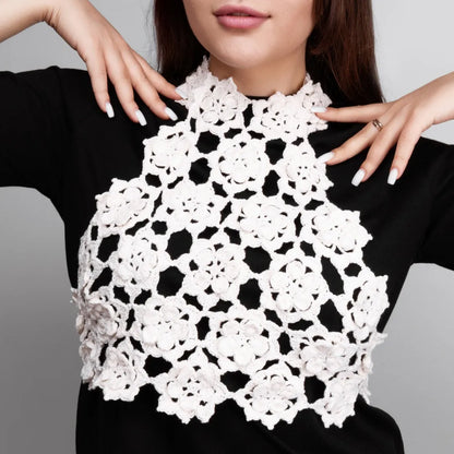 Floral top with ties