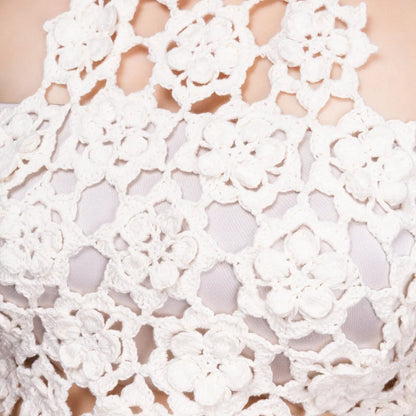 Floral top with ties