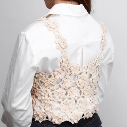 Floral top with straps