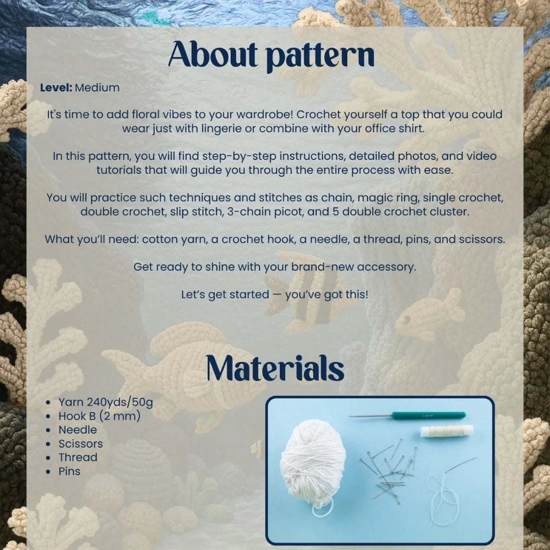 Floral top with straps