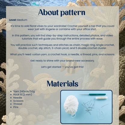 Floral top with straps