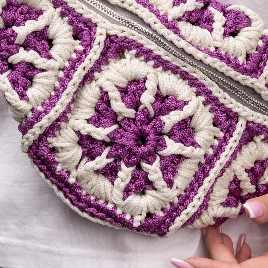 Floral granny square