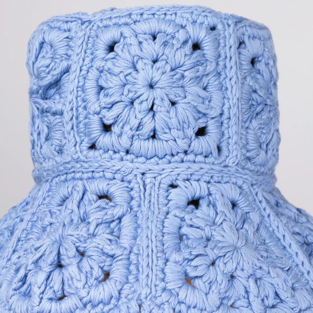 Granny square bucket hat