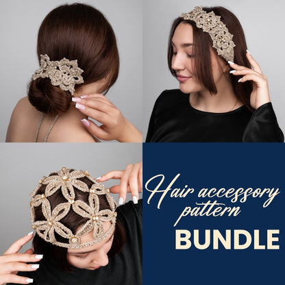 Hair accessory pattern bundle