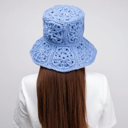 Granny square bucket hat