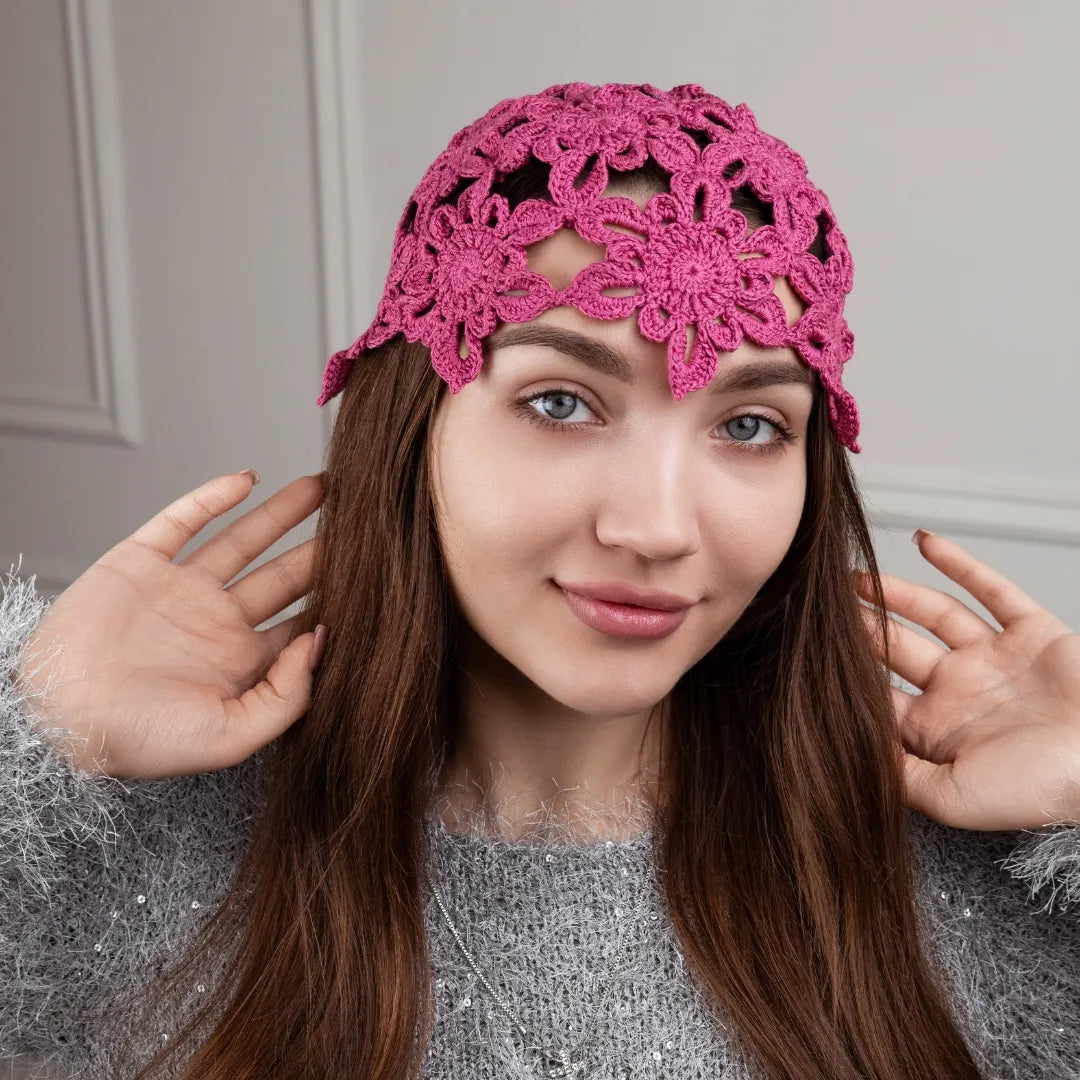 Floral beanie Tricia