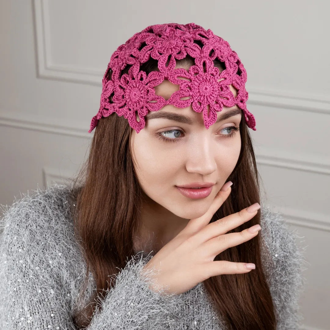 Floral beanie Tricia