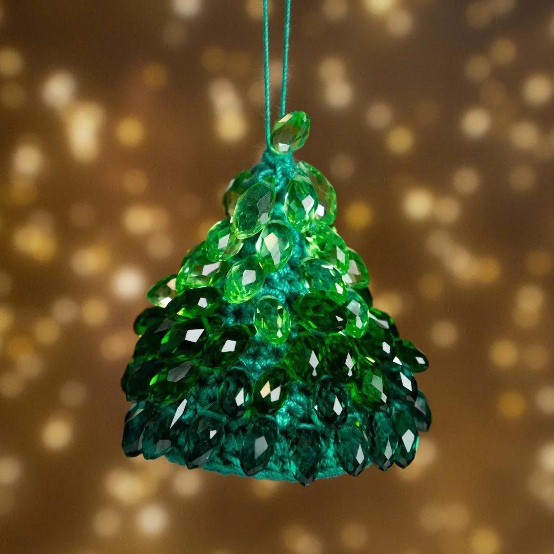 Christmas tree with beads