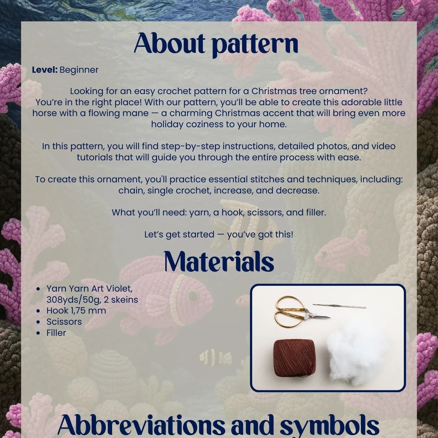 Horse Christmas ornament