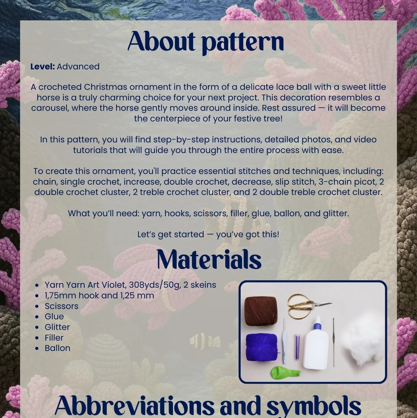 Christmas ball with a horse