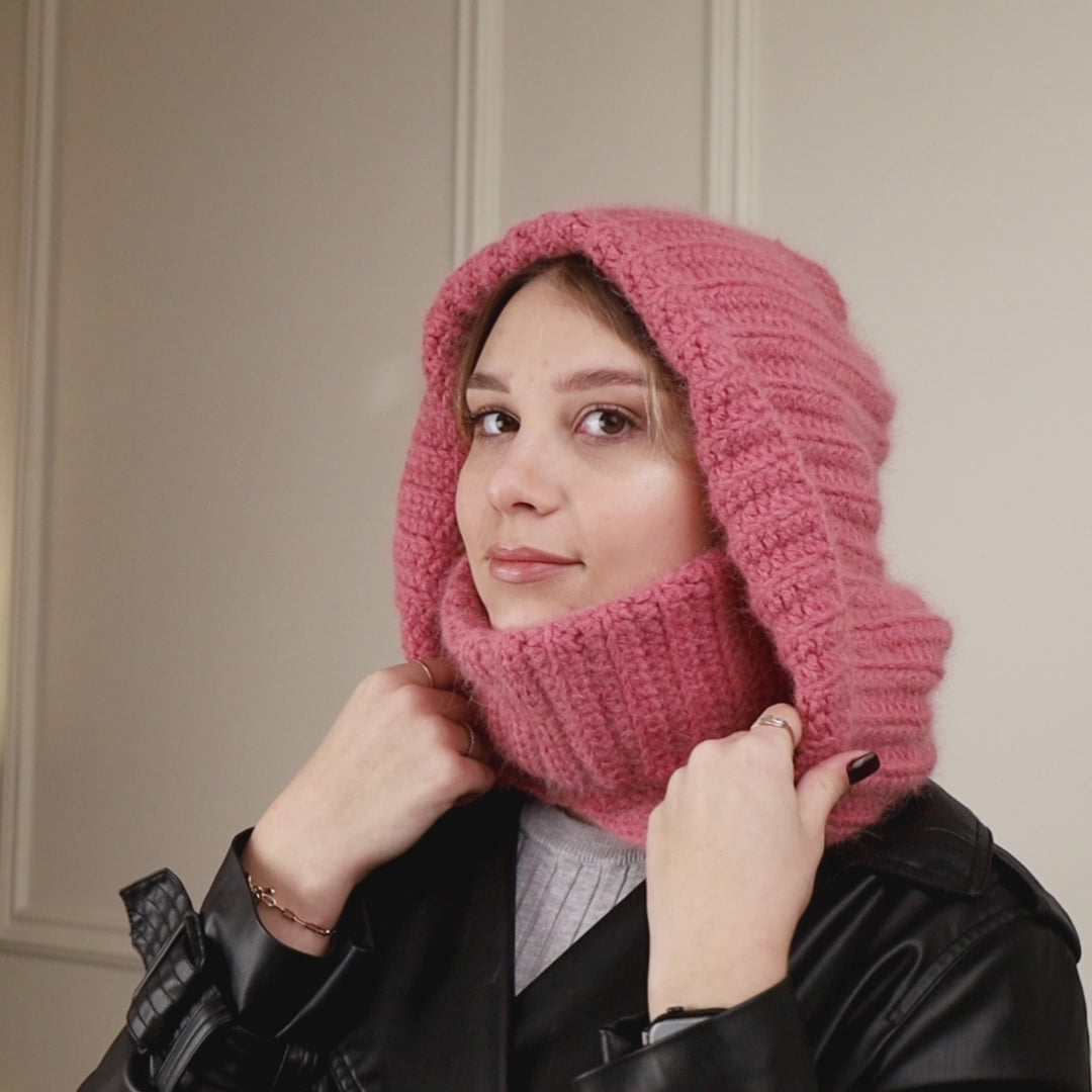 Mink balaclava
