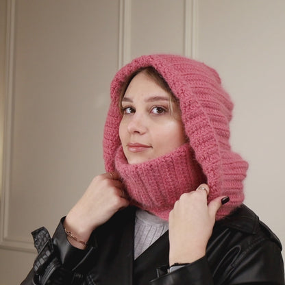 Mink balaclava