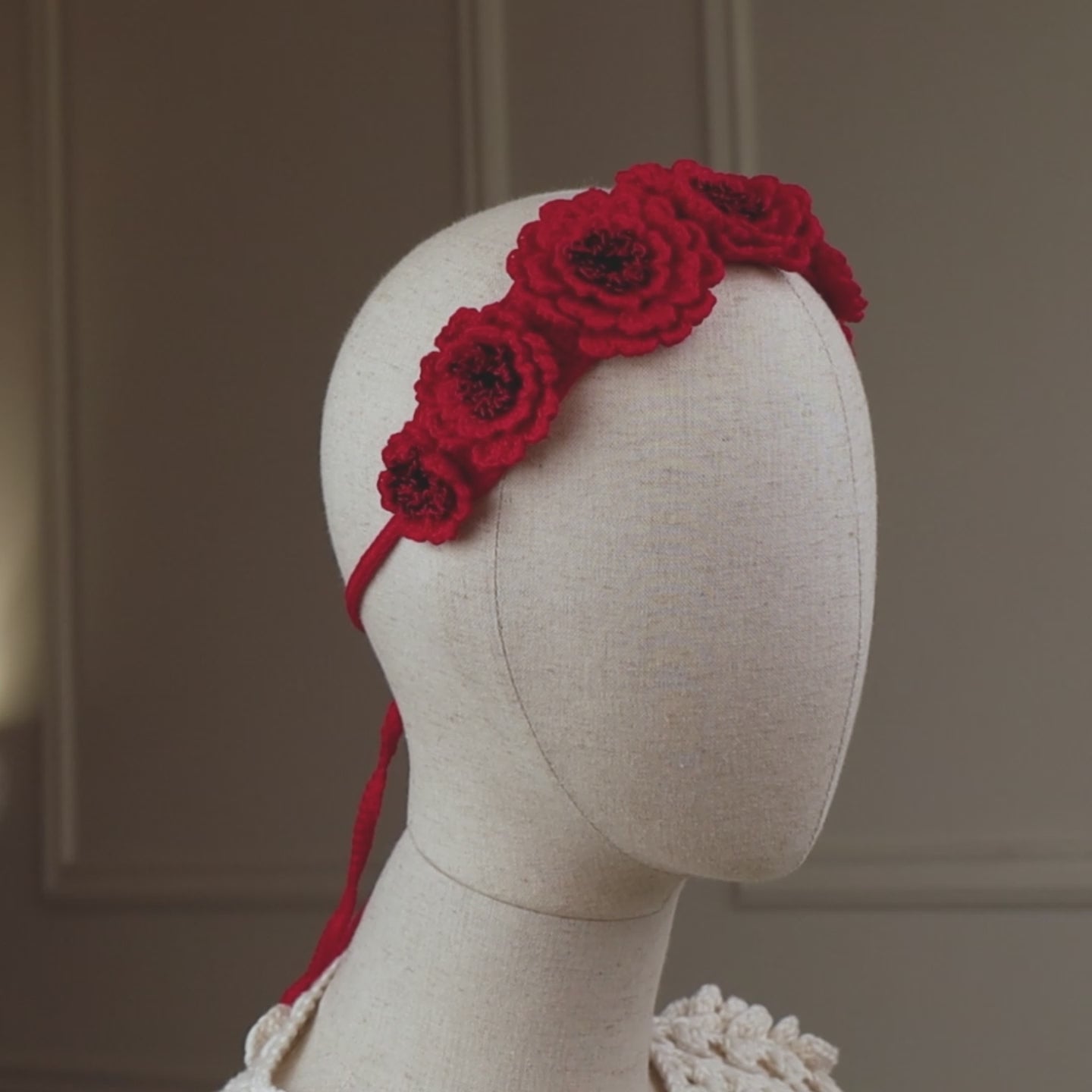 Poppy headwrap Love