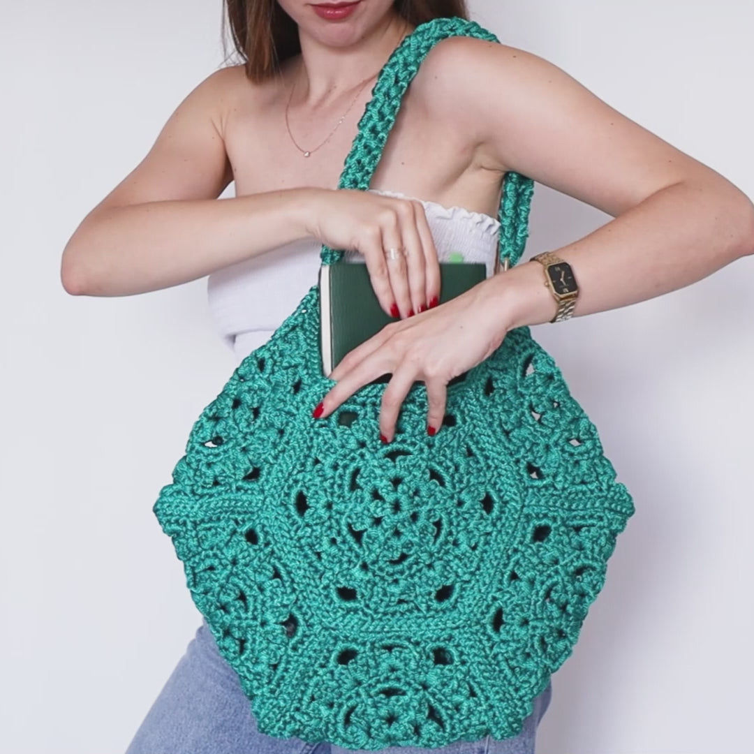 Hexagon shopper bag