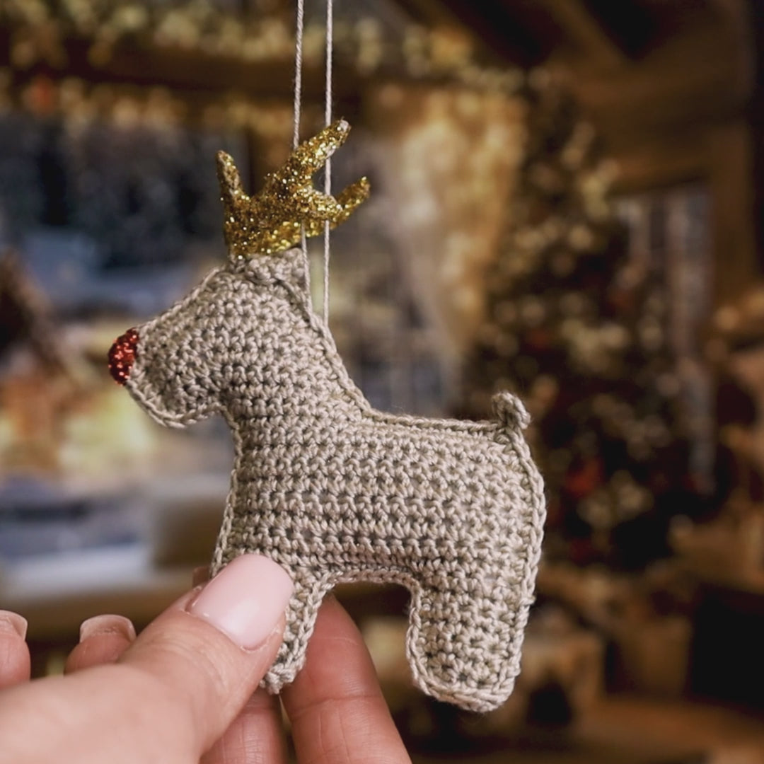 Reindeer Christmas ornament