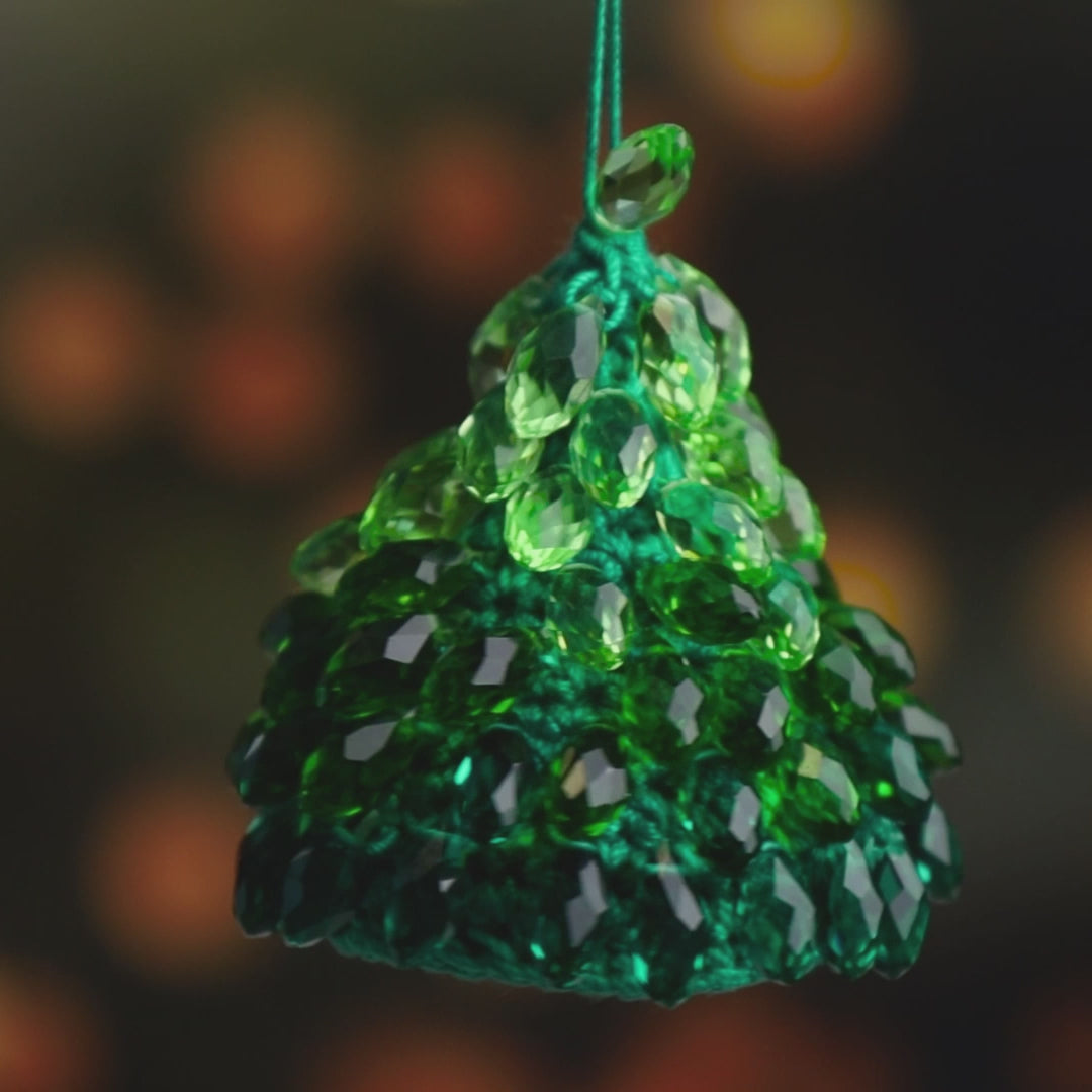 Christmas tree with beads