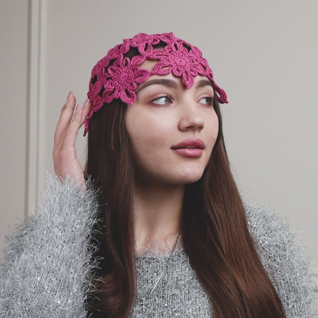 Floral beanie Tricia